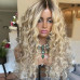 Peruca din par natural Wavy Balayage